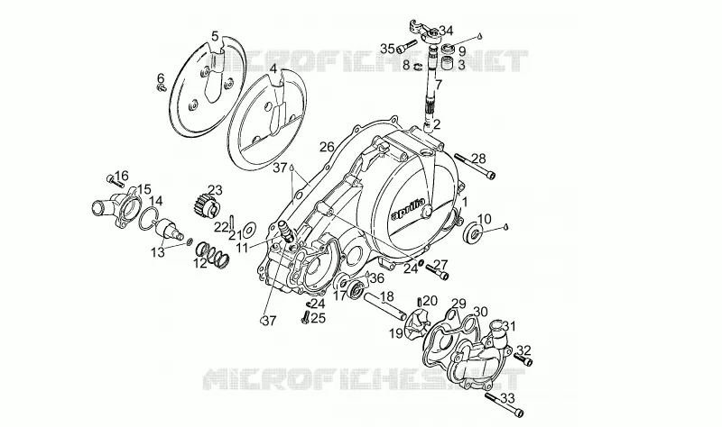 Clutch cover