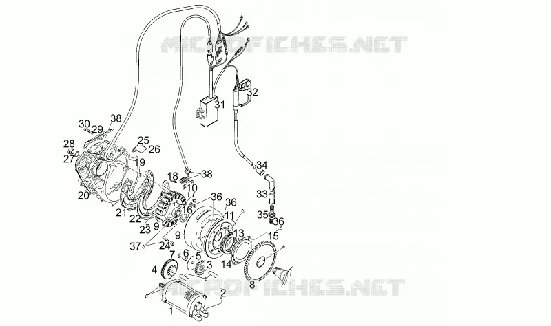 Cdi magneto assy