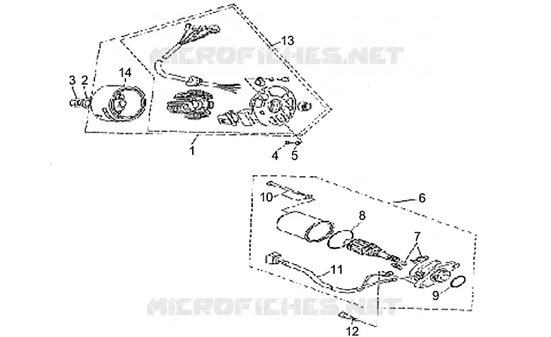 Flywheel-Syarter motor