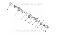Primary gear shaft