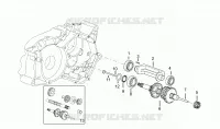 Primary gear shaft