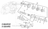 Driven shaft - 5 GEARS