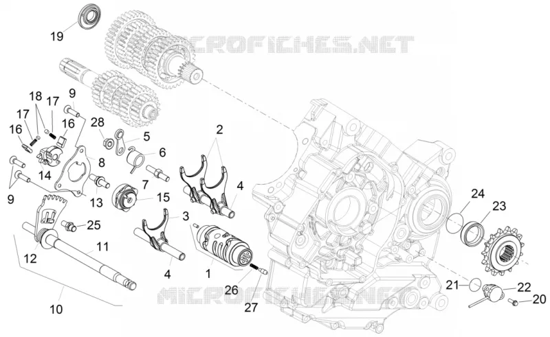 Gear box selector