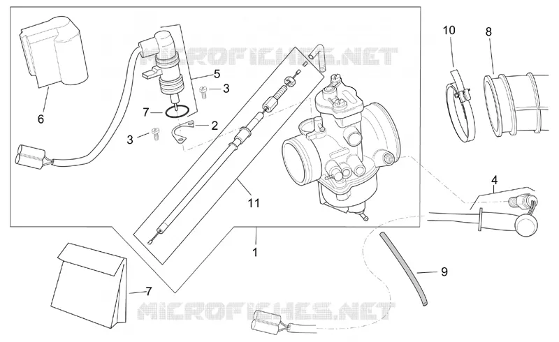 Carburettor Dell'Orto I