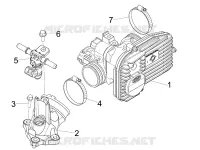 Throttle body - Injector - Union pipe