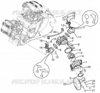 Throttle body - Injector - Union pipe