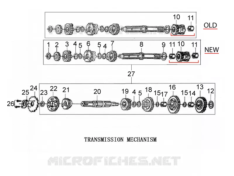 GEARSHIFT MECHANISM