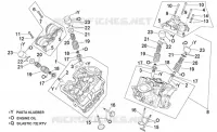 Cylinder head and valves