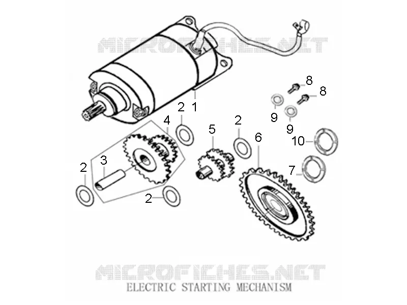 ELECTRIC STARTING MECHANISM