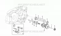 Primary gear shaft