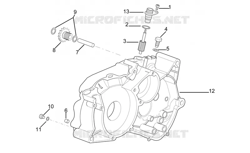 Left crankcase