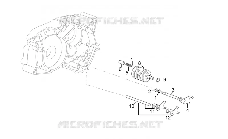 Gearbox driven shaft II