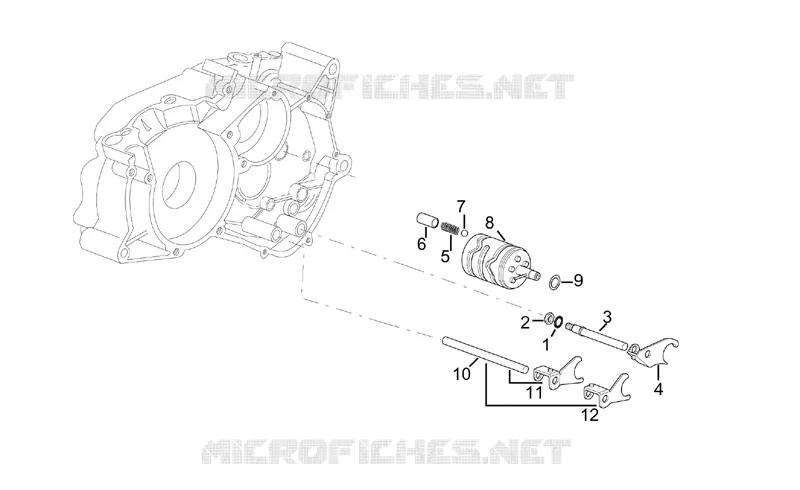 Gearbox driven shaft II