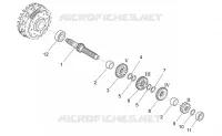 Primary gear shaft