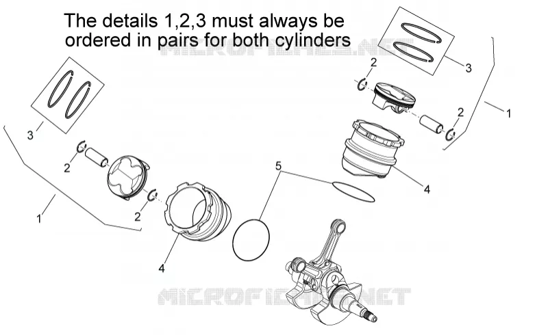 Cylinder with piston
