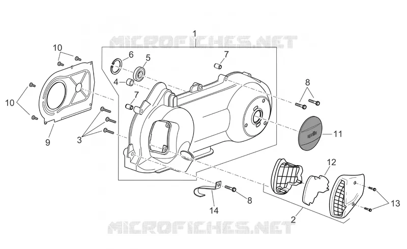Variator cover