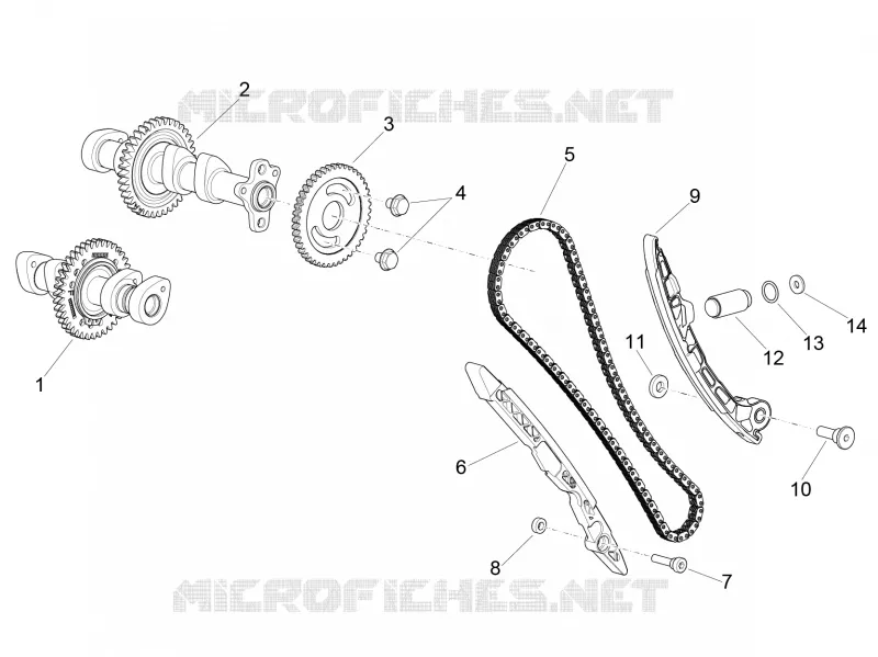 Front cylinder timing system