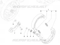 Rear brake - Brake jaw