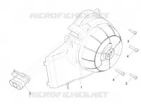 Flywheel magneto cover - Oil filter