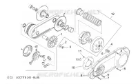 Speed variator w/ clutch