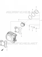 Cylinder-piston-wrist pin, assy