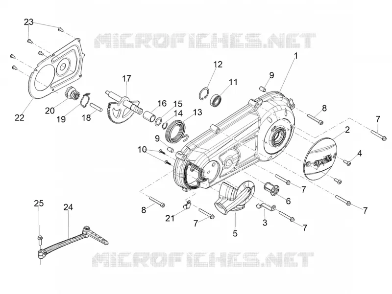 Crankcase cover - Crankcase cooling