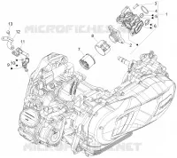 Throttle body - Injector - Inlet manifold