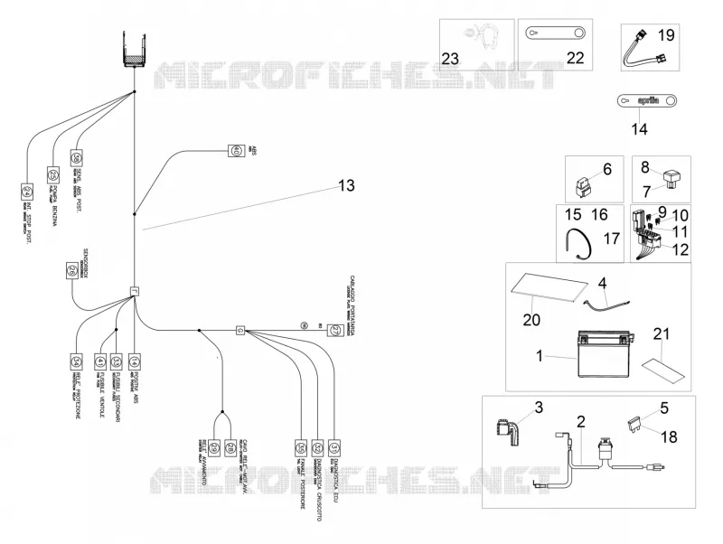 Rear electrical system