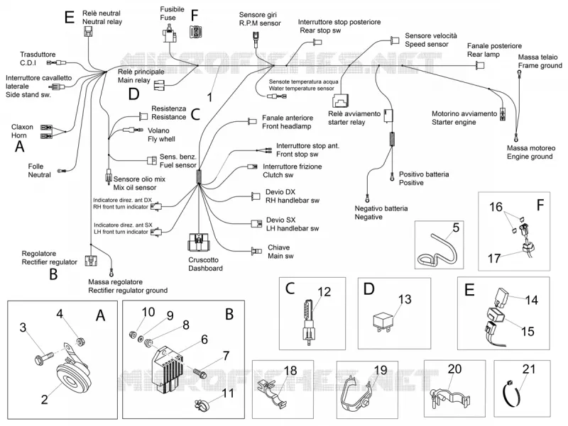 Front electrical system