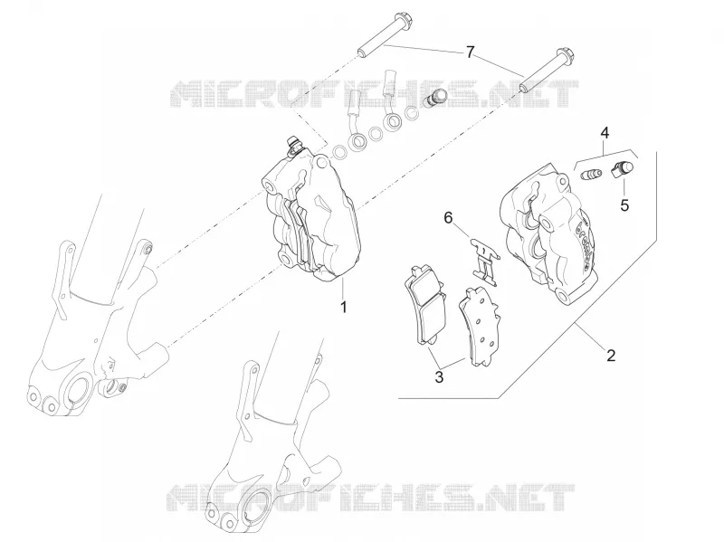 Front brake caliper