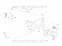 Rear brake caliper