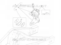 Rear brake caliper