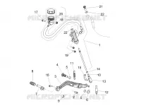 Rear master cylinder