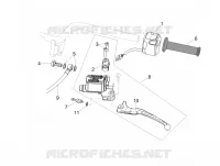 Rear master cylinder