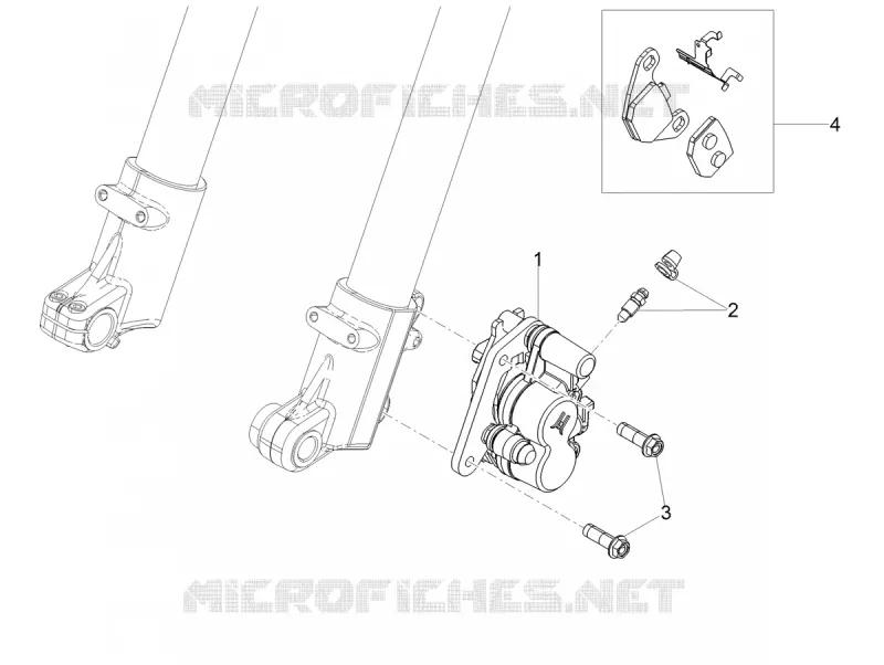 Front brake caliper