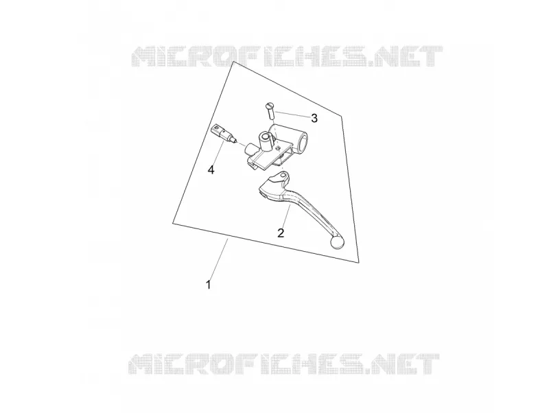 REAR BRAKE MASTER CYLINDER