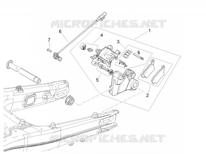 REAR BRAKE CALIPER