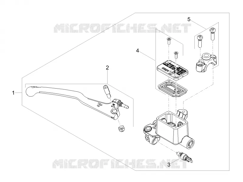 FRONT BRAKE MASTER CYLINDER