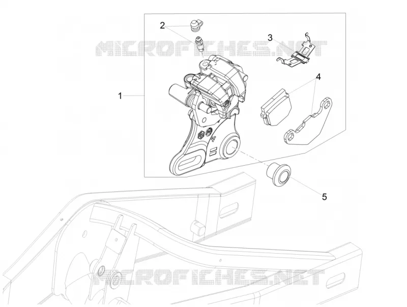 REAR BRAKE CALIPER