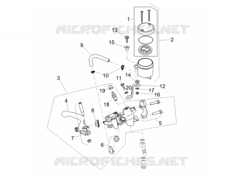FRONT BRAKE MASTER CYLINDER