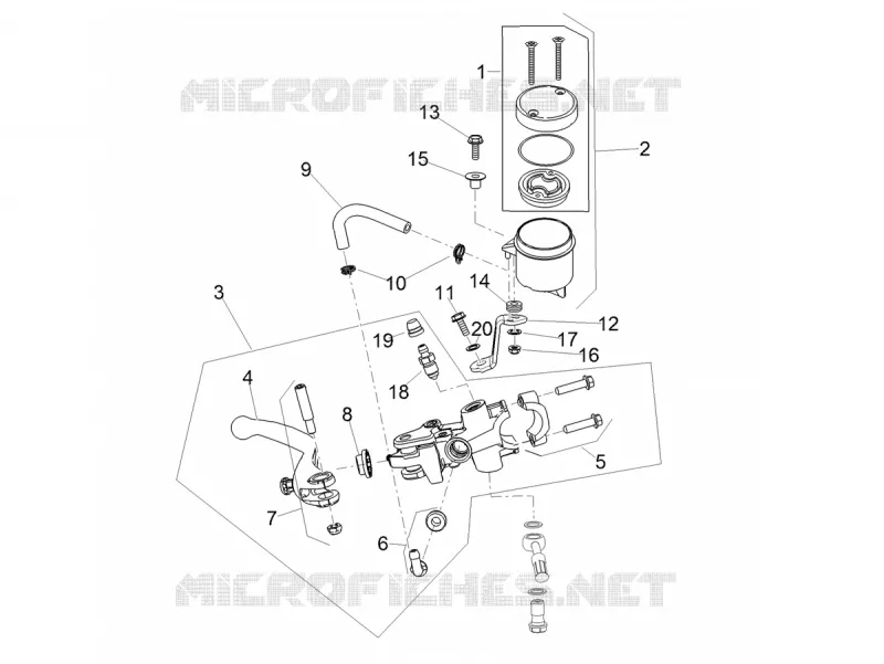 FRONT BRAKE MASTER CYLINDER
