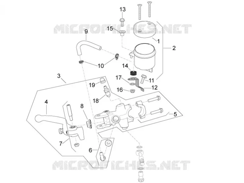 FRONT BRAKE MASTER CYLINDER