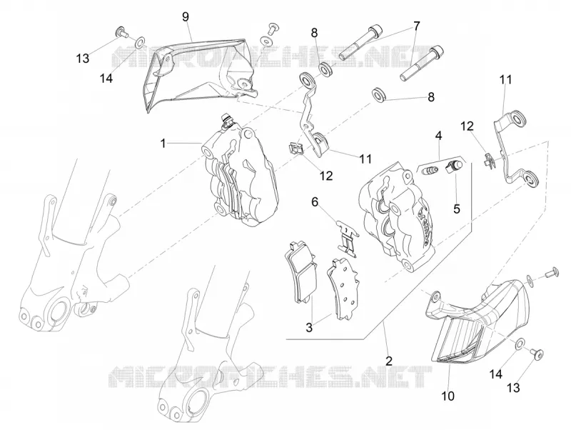 FRONT BRAKE CALIPER