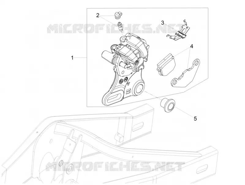 REAR BRAKE CALIPER