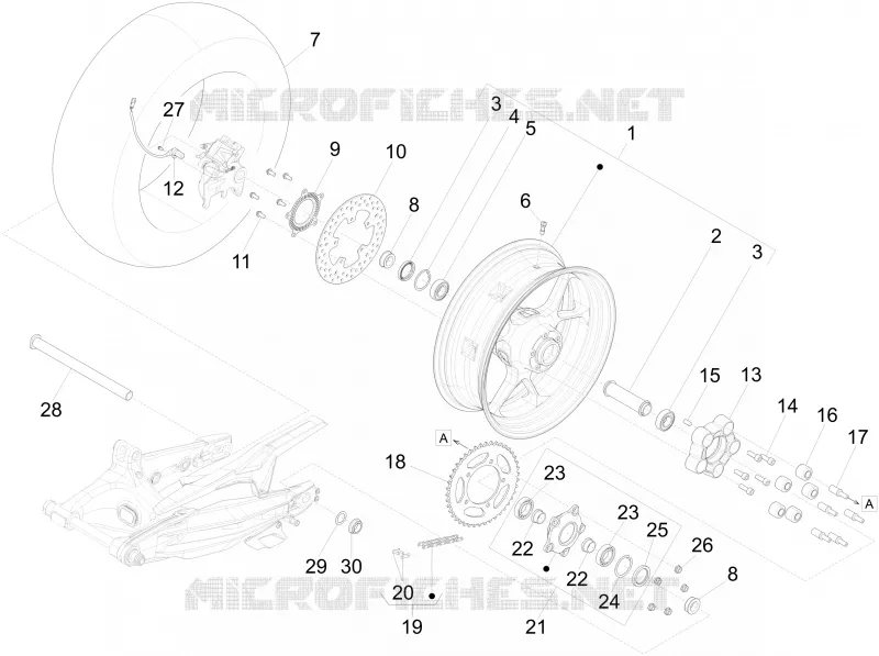 Rear wheel