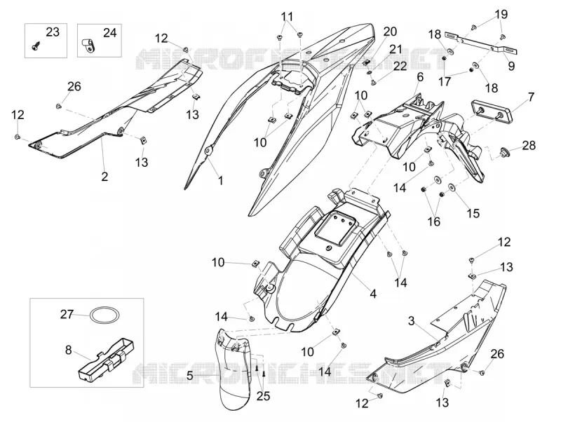 REAR FAIRINGS