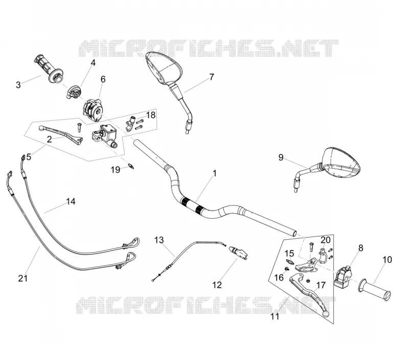 Handlevar and controls