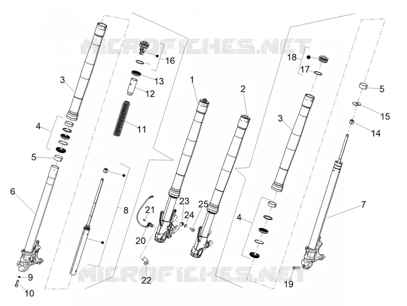 Front fork Kayaba