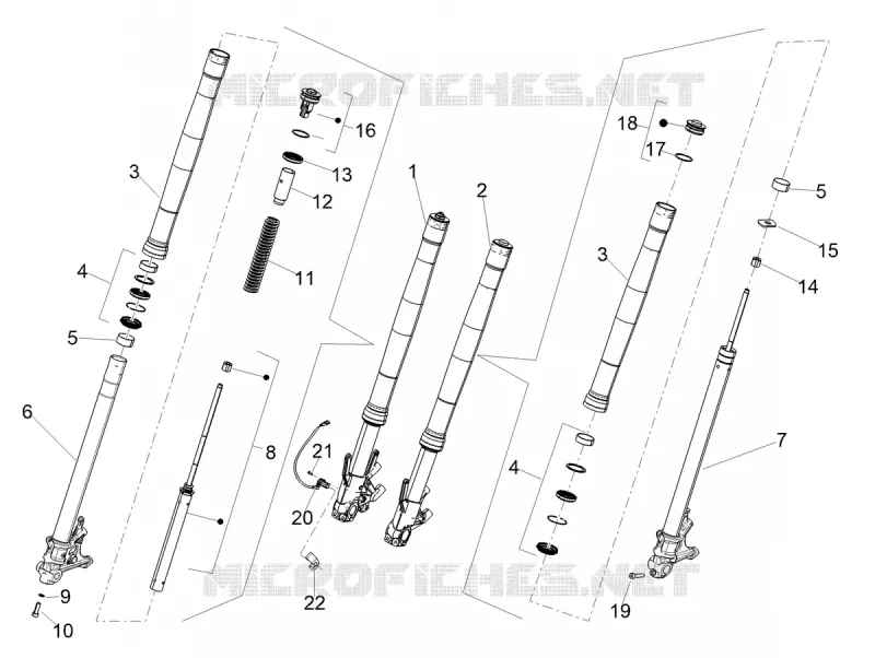 Front fork Kayaba