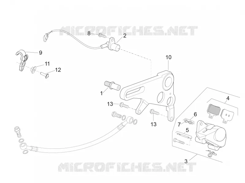 REAR BRAKE CALIPER